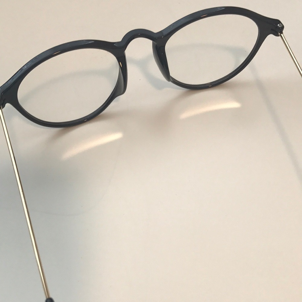 🔴 Black Fashion circle glasses - Picture 3 of 5